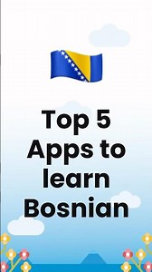 🇧🇦 Learn Bosnian: 5 Awesome Apps for Beginners (Master Bosnian Faster than Duolingo)