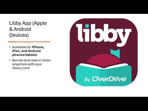 Accessing eBooks and eAudiobooks from Libby and CloudLibrary