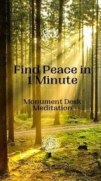 One Minute Mindfulness Meditation