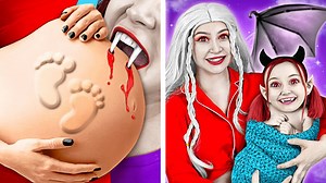 Rich Pregnant Witch vs Rich Pregnant Vampire! Crazy Pregnancy Hacks by Zoom Zoom | Zoom Zoom