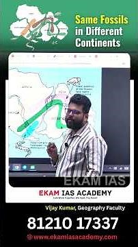 How Fossils Prove Continents Were Once One! | UPSC Geography | Continental Drift