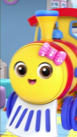 The Magic Train Ride ✨ Learn Colors and Shapes! #nurseryrhymes #lullaby #littleabybum