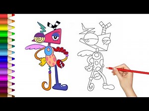 How to Draw The Amazing Digital Circus | Circus | Simple & Easy for Kids! 🎪