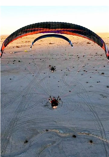 Traversée du suspentage de la Piper 2! #itvwings #paramotor #paramoteur #djiavata2 #ocotillowells