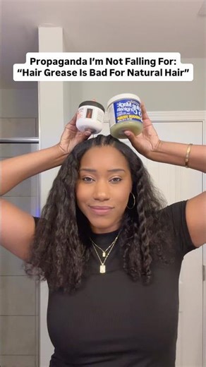 “Hair Grease Is Bad For Natural Hair” 😝
