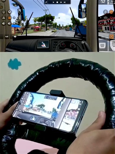 DIY Steering Wheel for Bus Simulator Indonesia