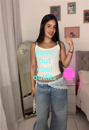 basic but cool #outfits ⭐️⭐️ faço mais ideias de looks básicos assim? #outfitideas #inspooutfit