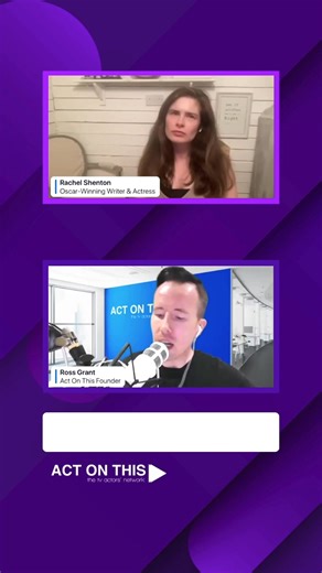 Oscar-Winning Writer & Actress Rachel Shenton has this mindset shift on doing things out of your comfort zone… Want more insights and tips from Rachel? Pick up an Act On This membership and watch our FULL CHAT here: 👉 https://act.network/4pcvlzi 🚀 | Act On This - The TV Actors' Network