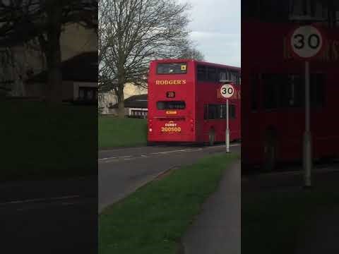 Buses in Corby by the Grampian March 2026
