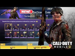 *NEW* Wicht Warden Skin + GIVEAWAY! | Evil Science Crate Opening + Gameplay | Call Of Duty Mobile
