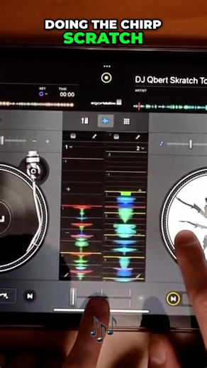 Djay Pro Crossfader Snap Feature: Master the Chirp Scratch #dj