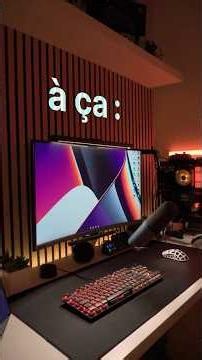 J'ai enfin trouvé le meilleur éclairage #setup #setupgaming #gaming