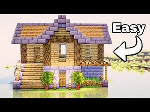 How to Build a Survival House in Minecraft | Full Tutorial