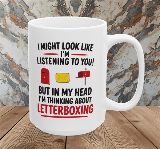 Letterboxing Coffee Mug, Letterboxing Lover Gift, Treasure Hunter Mug, Funny Letterboxing Coffee Cup, Letterboxer Events, Letterboxing Club - Etsy