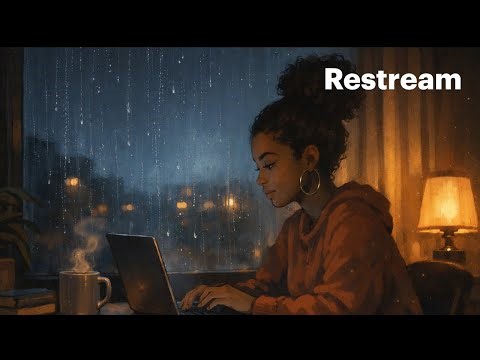 Rainy Night Lo-Fi ☔ Cozy Ambience for Study, Work & Deep Focus | LIVE