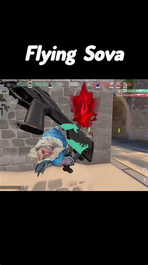 Flying Sova 재미있는 순간 #Valorant #valorantclips #valorantfunny