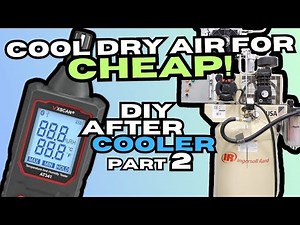 Your air compressor needs this Part 2! Testing the DIY compressor aftercooler!