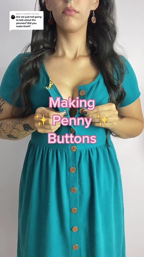 DIY Penny Button Crafting Tutorial