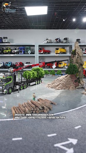 6.2K views · 95 reactions | It's time to test the performance of this 1/14 6X6 RC hydraulic crane logging tractor truck that was modified by Toucanhobby! What do you think of it? #RCmodel #RCworld #RClife #RClover #RCcommunty #RC #Tractor #Truck #Toucanhobby | Toucan RC Hobby | Facebook