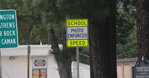 Thomson PD installs school zone speed cameras