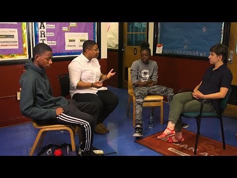 Schools resolve conflicts by getting kids to talk things out