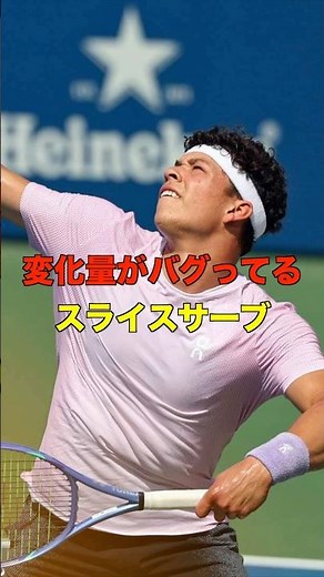 Slice serve with a buggy swing rate #shorts #tennis #tennis #serve #Shelton