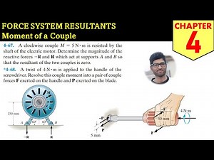 4-67 Moment of a Couple Chapter 4 (Hibbeler Statics 14th Edition) Engineers Academy