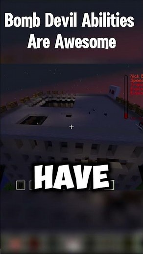 Bomb Devil Hybrid Is Awesome #shorts #minecraft #minecraftshorts #viral