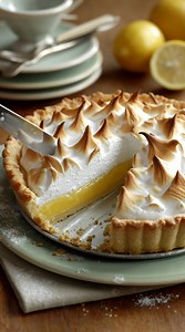 a classic Lemon Meringue Pie recipe: *Ingredients:* For the Crust: - 2 1/4 cups all-purpose flour - 1/2 cup granulated sugar - 1/4 teaspoon salt - 1/2 cup cold unsalted butter, cut into small pieces - 1/4 cup ice-cold water For the Filling: - 3 large egg yolks - 1/2 cup granulated sugar - 1/2 cup freshly squeezed lemon juice - 1/4 cup cornstarch - 1/4 teaspoon salt - 1/2 cup unsalted butter, melted For the Meringue: - 3 large egg whites - 1 cup granulated sugar - 1 teaspoon cream of tartar *Inst