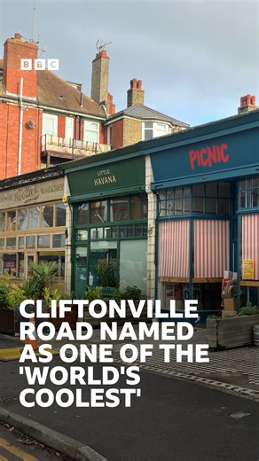 A high street in Cliftonville has been named among the "coolest streets in the world" for 2025 by Time Out magazine. More here: https://bbc.in/3KPjDvh | BBC Kent