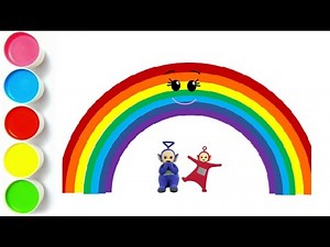 Teletubbies Drawing, painting & Coloring For Kids and Toddlers _Kids Art