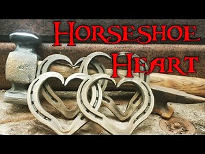 How to forge a Horseshoe Heart
