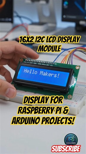 Upgrade Your DIY Electronics: 16x2 I2C LCD Display Module #arduino #microcontroller #lcd #display