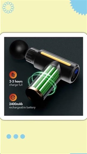 Compact Handheld Muscle Massager