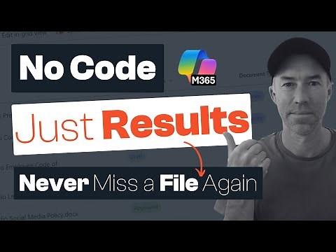 Get Notified Instantly When a New SharePoint File Is Added!