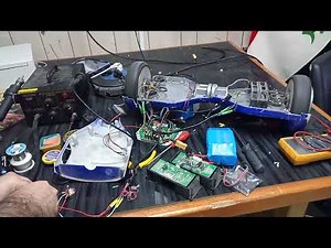 Hoverboard firmware hack in Science Camp using ST-Link v2 method from A-Tech channel