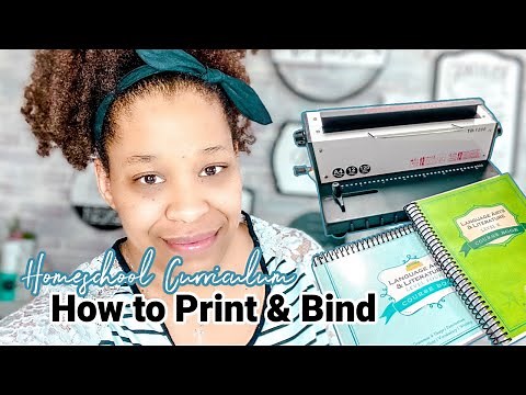 How to Print and Bind Homeschool Curriculum | Print The Good and The Beautiful PDF Curriculum