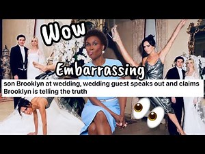 WOW!💃🏿 EXPLOSIVE DETAILS COME OUT ON HOW VICTORIA ACTUALLY DANCED AT HER SON, BROOKLYN'S WEDDING!👀💍🎂