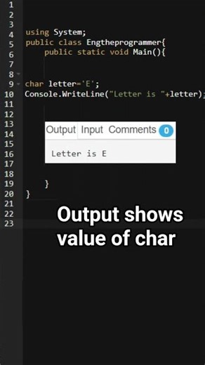 what's char in C#?