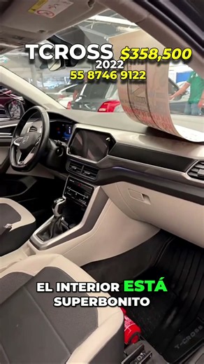 Volkswagen T-Cross 2022: motor 1.0L, 114hp, interior bitono en piel y tecnología avanzada
