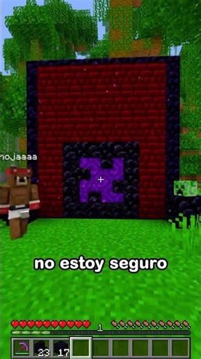 Portal con forma de creeper 🥀