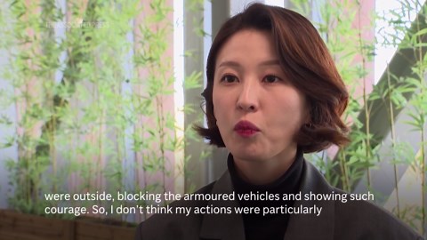 In the 6-hour mayhem of South Korea's martial law, a woman's act of resistance was a defining moment