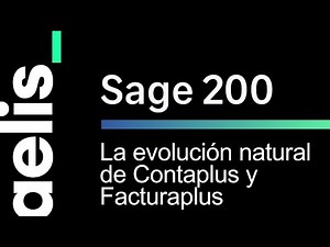 La evolución Natural de Contaplus y Facturaplus es Sage 200