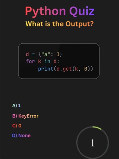 python quiz: dictionary #python #pythonquiz #learnpython #tipsandtricks #fyp
