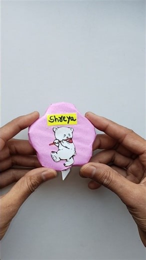 day 3 name craft series 🥰 Diy cute paper cutter 🥰#shorts#viral#trending#ytshorts#crafts#diy#new