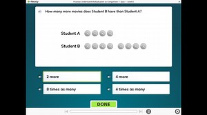 i-ReadyPractice: Understand Multiplication as Comparison - Qui... | Filo