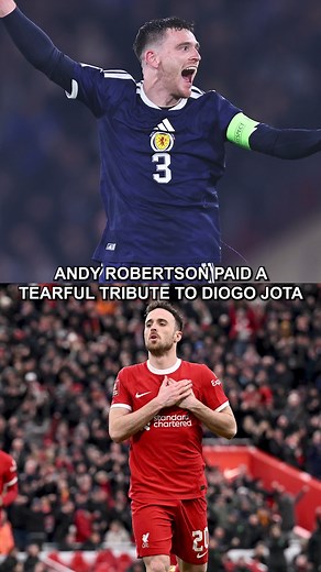 153K views · 8.6K reactions | Andy Robertson paid tribute to Diogo Jota moments after Scotland qualified for the World Cup 沈﫶 | Liverpool FC - Liverpool Echo | Facebook