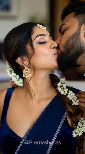 🔞 man has a full beard kiss slowly close up on face 4K 60 FPS ultra HD