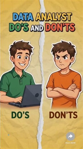 Data Analyst Do's & Don'ts 📊 | Avoid These Common Mistakes! 🚀 #developer #programming #coding #data