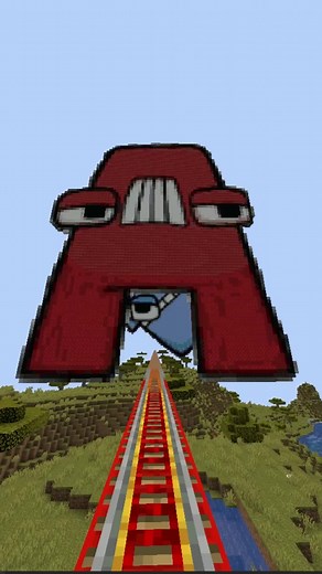 Alphabet lore in Minecraft 🤯 #minecraft #alphabetlore #funny